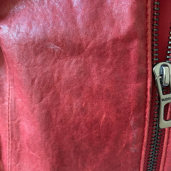 Rudsak Leather Bomber Jacket - Picture 7 of 10